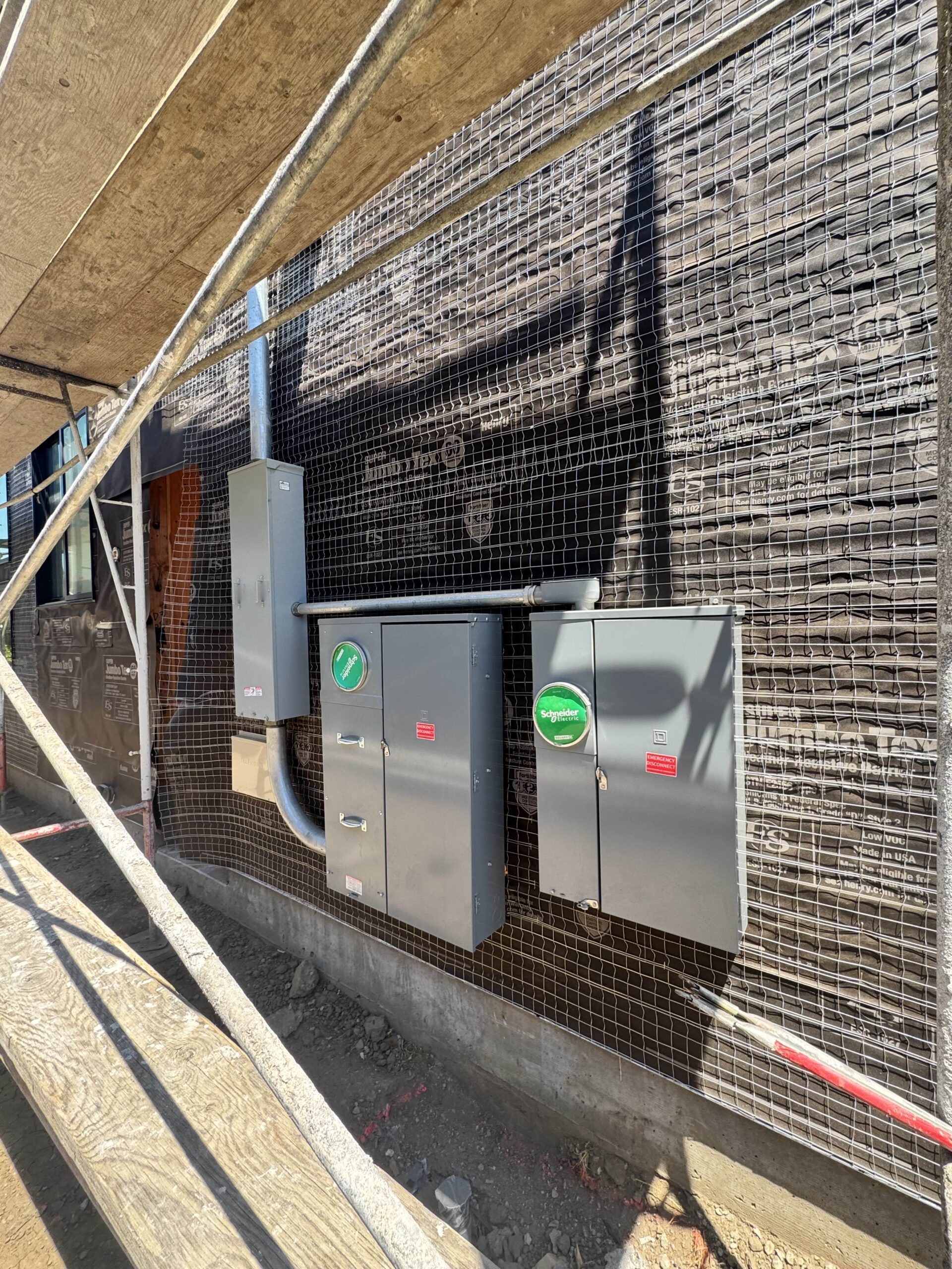 Outdoor electrical panels and service equipment
